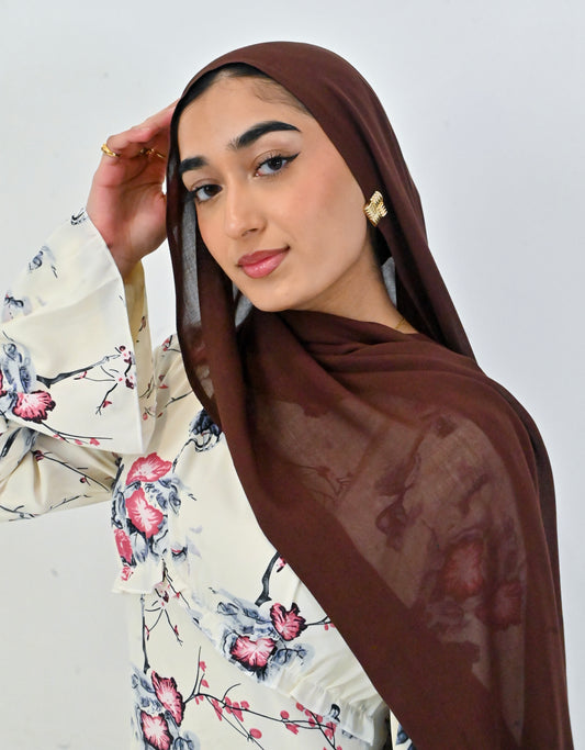 Brown Modal Hijab