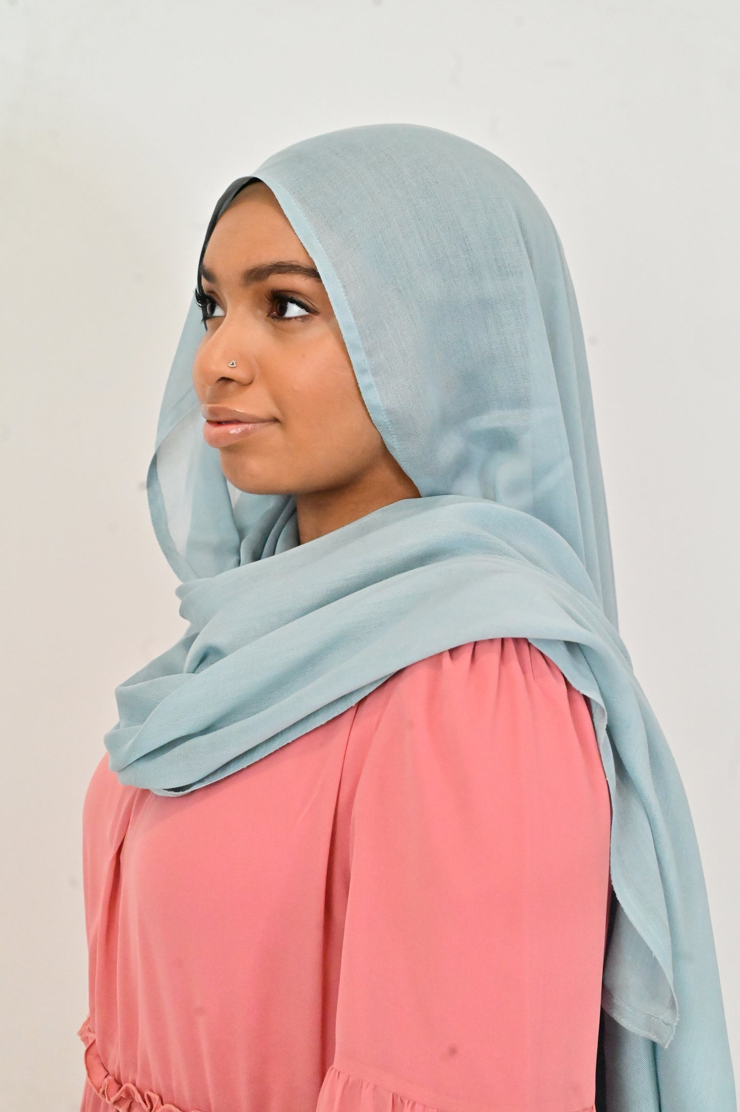 Ice Blue Modal Hijab
