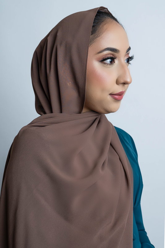 Brown Everyday Chiffon Hijab