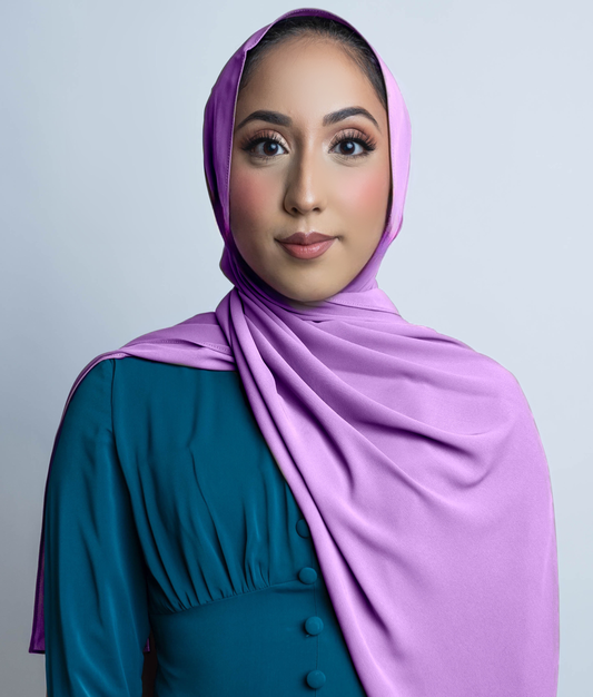 Bright lavender Everyday Chiffon Hijab