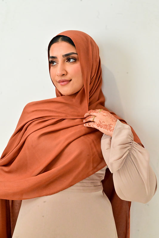 Burnt Orange Modal Hijab