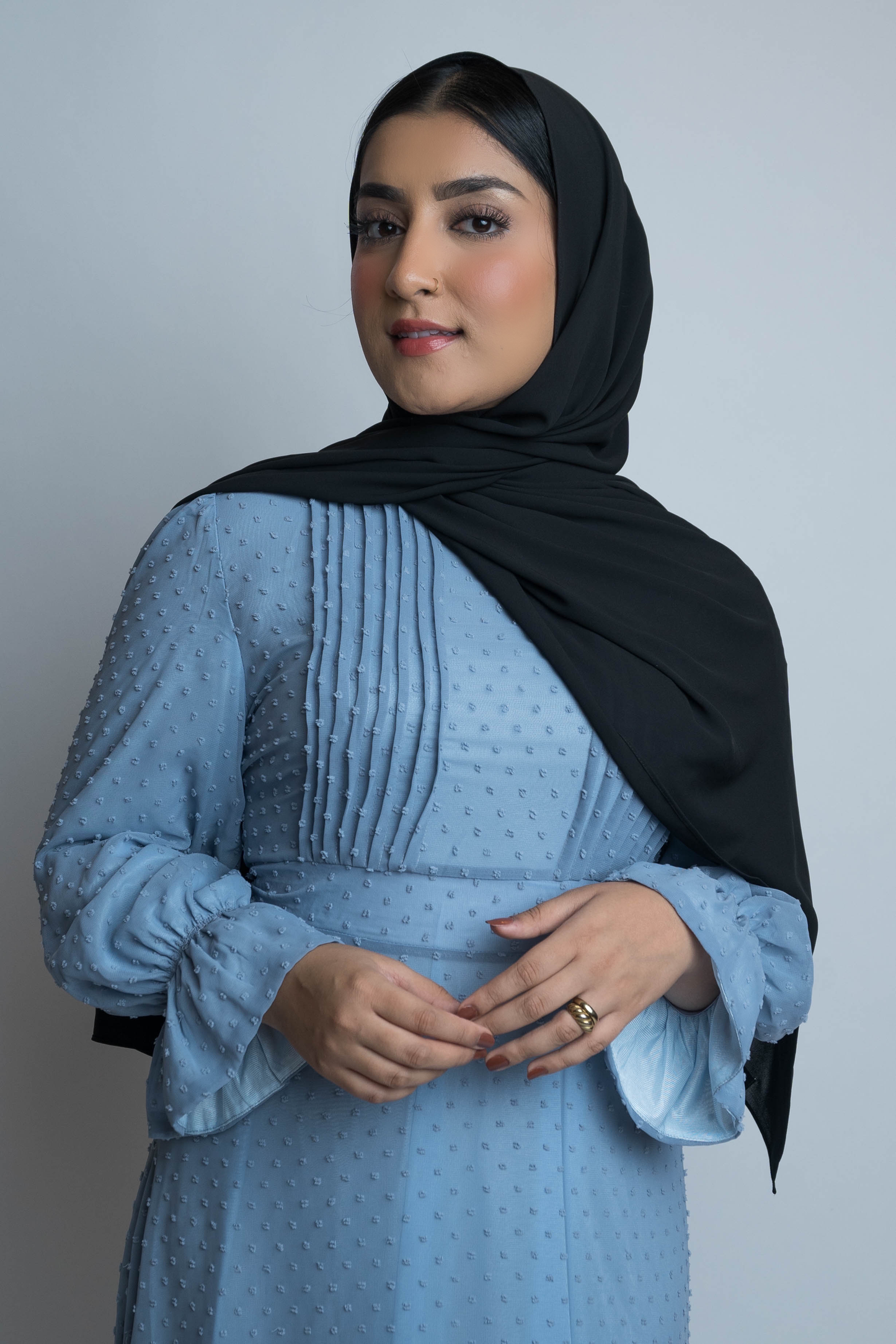 Black Premium Chiffon Hijab