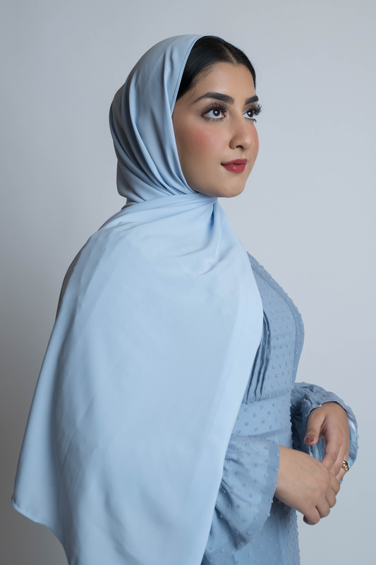Baby Blue Everyday Chiffon Hijab