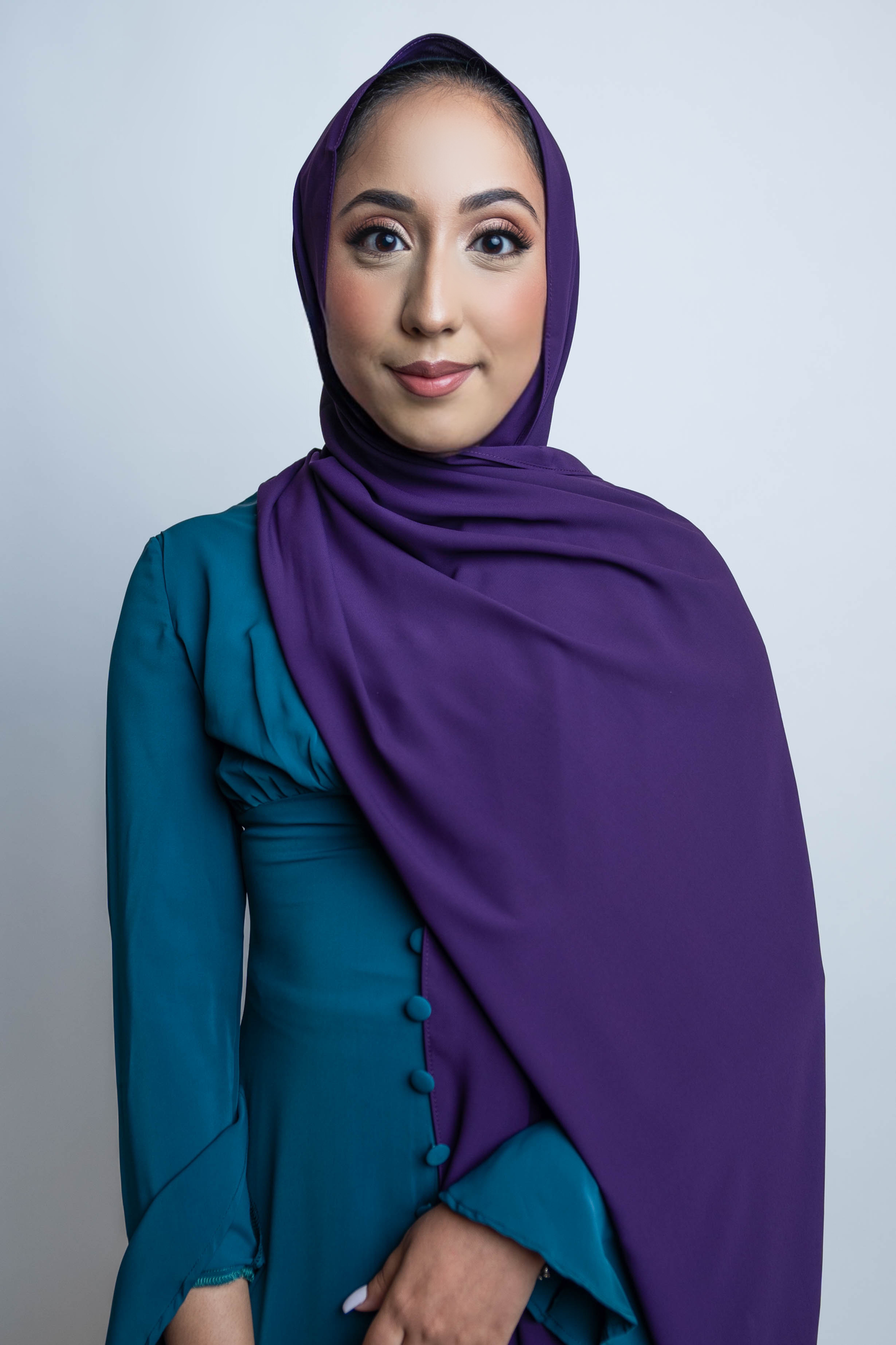 Purple Premium Chiffon Hijab